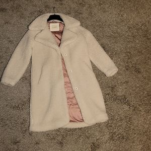 NWT Lucky Brand teddy coat